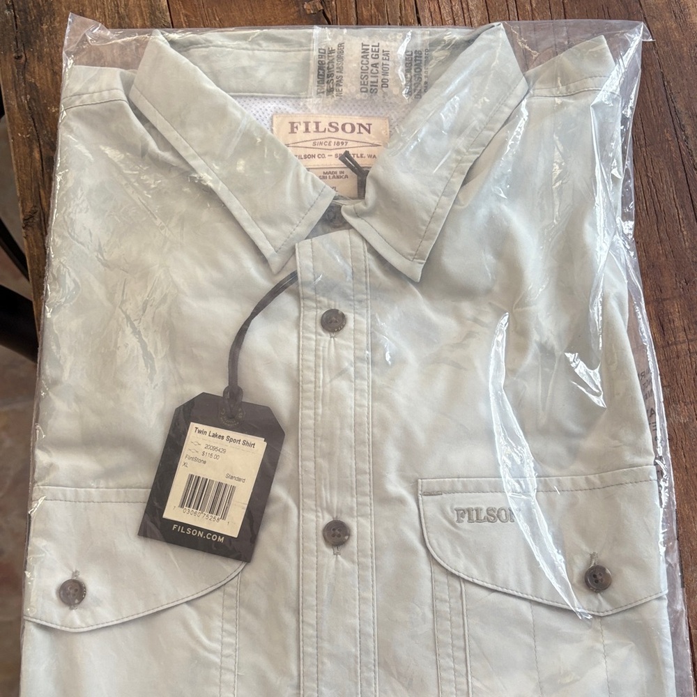 Filson Twin Lakes sport shirt with long sleeves
